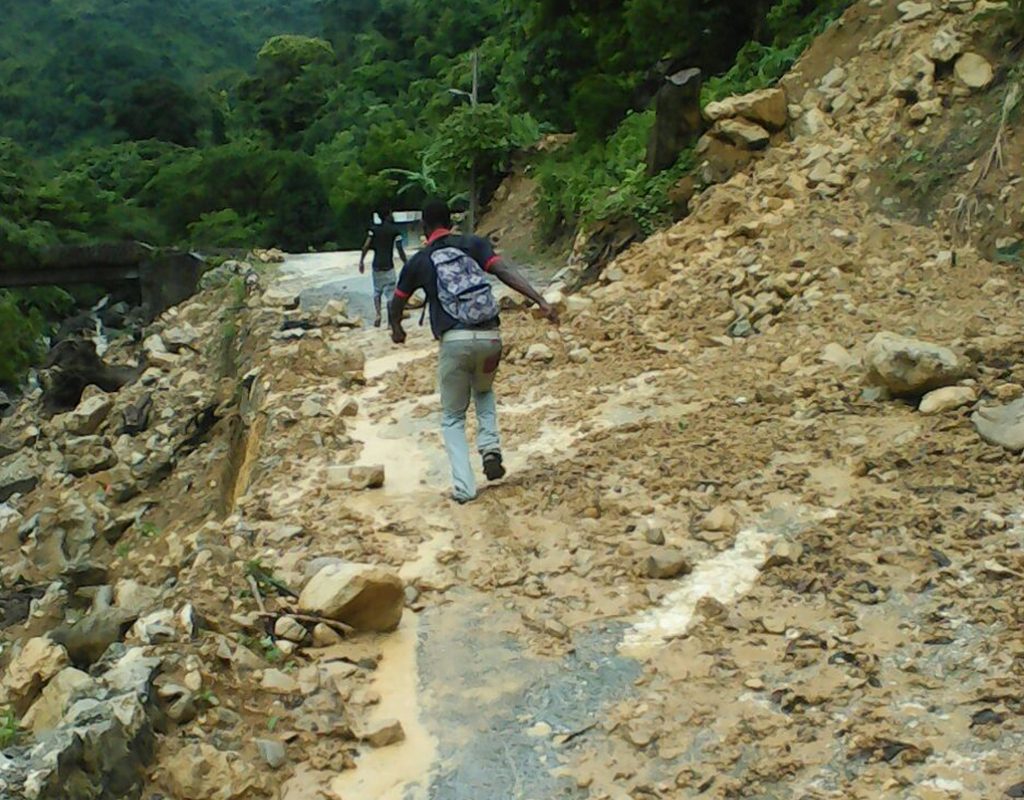 land slide